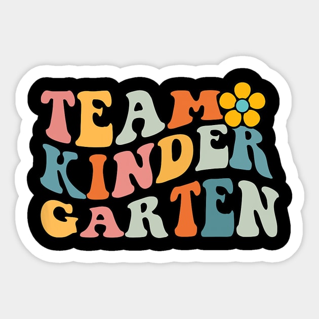 Team Kindergarten Back to School Teacher Student Sticker by torifd1rosie